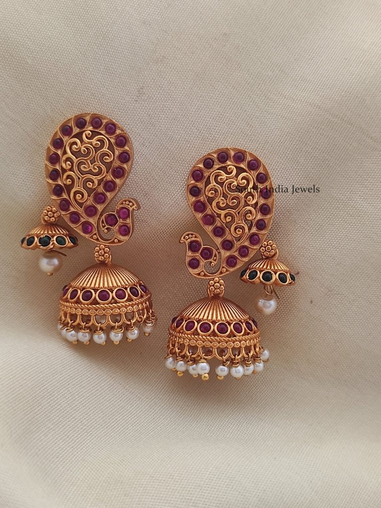 Gorgeous Mango Design Jhumkas