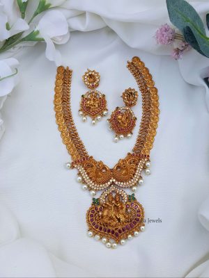 Grand Radha Krishna Necklace Set