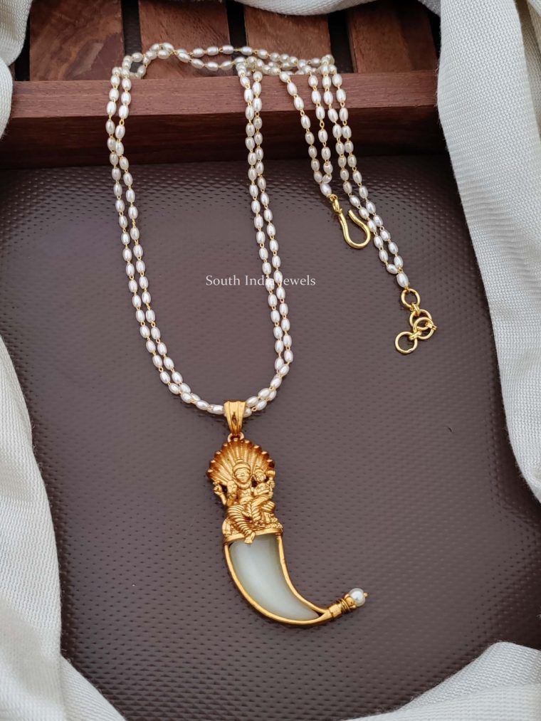 Lakshminarasimha Nail Pendant with Chain