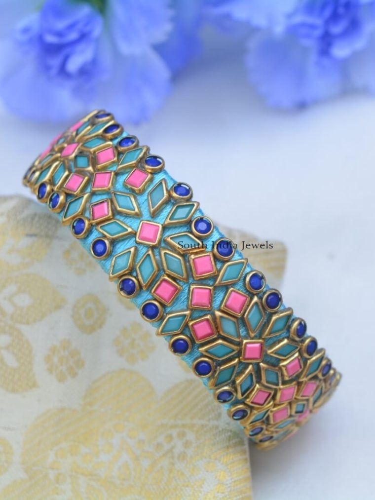 Marvelous Kundan Stones Single Bangle