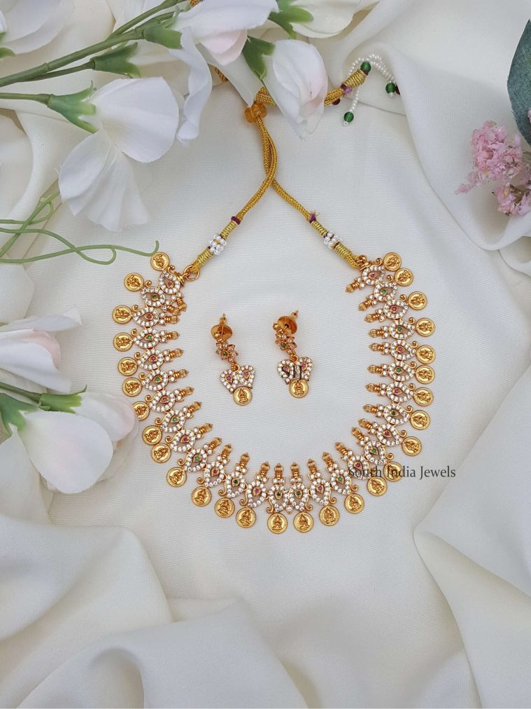 Marvelous Lakshmi Coin Necklace