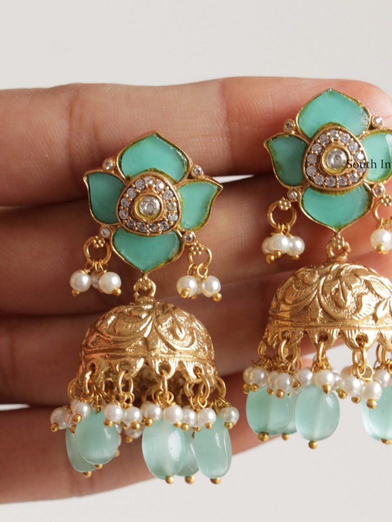 Pretty Gulaabi Earrings