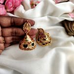 Royal Palaka Design Jhumkas