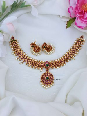 South Indian Kemp Necklace Set