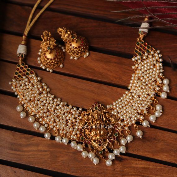 Stunning Pearls Design Necklace (1)