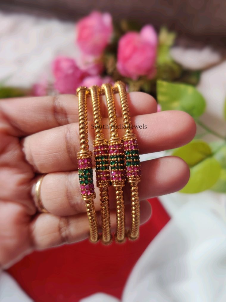 Stunning Stones Bangles Set