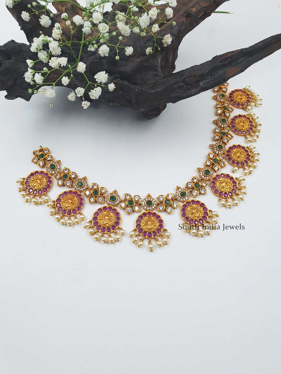 Buy Kasulaperu Necklace Online | Premium Quality - South India Jewels