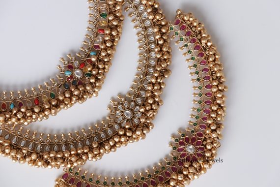 Stunning Nav- Ghungroo Necklace Set