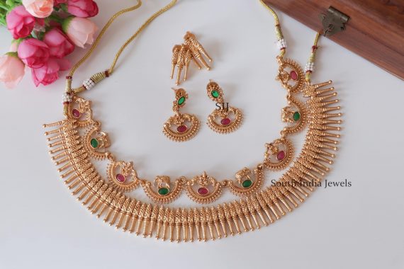 Attractive Lakshmi Design Necklace (6)