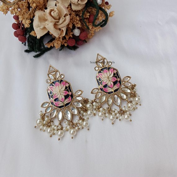 Awesome Kundan Stones Earrings