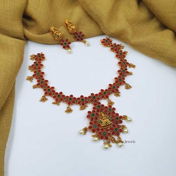 Awesome Lakshmi Design Necklace
