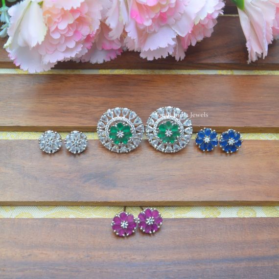 Beautiful Color Changable Stones Earrings