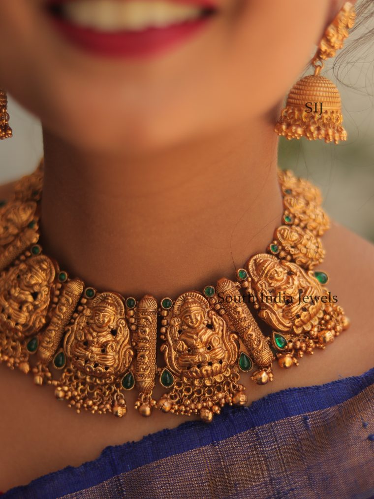 Classic Dwarapalakas Design Necklace (2)