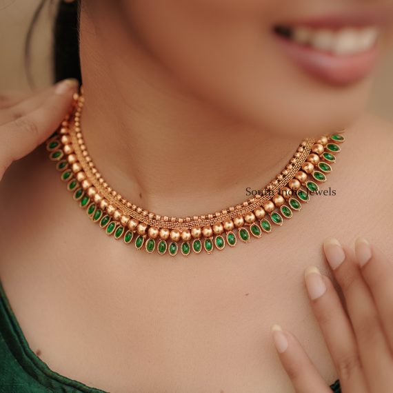 Cute Green Emerald Necklace (3)