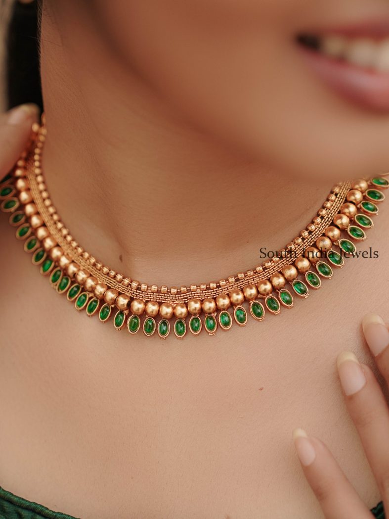 Cute Green Emerald Necklace (3)