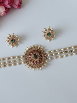 Cute Maala Pearl Choker