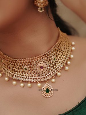 Cute Stones Bridal Choker
