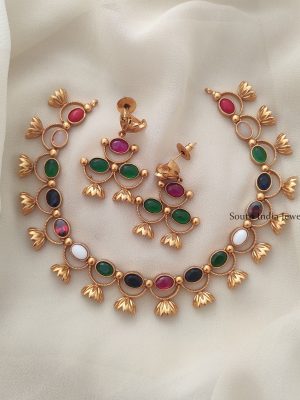 Dazzling Multi Stones Necklace