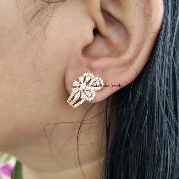 Elegant Flower Design Earrings