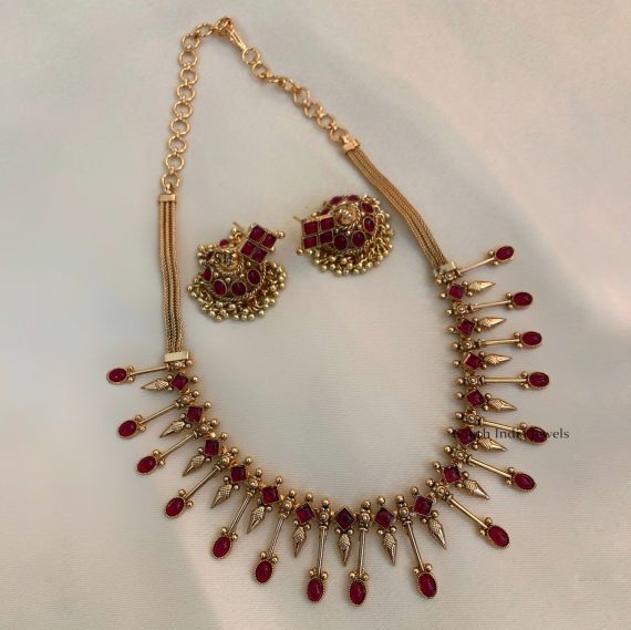Floral Kerala Style Necklace