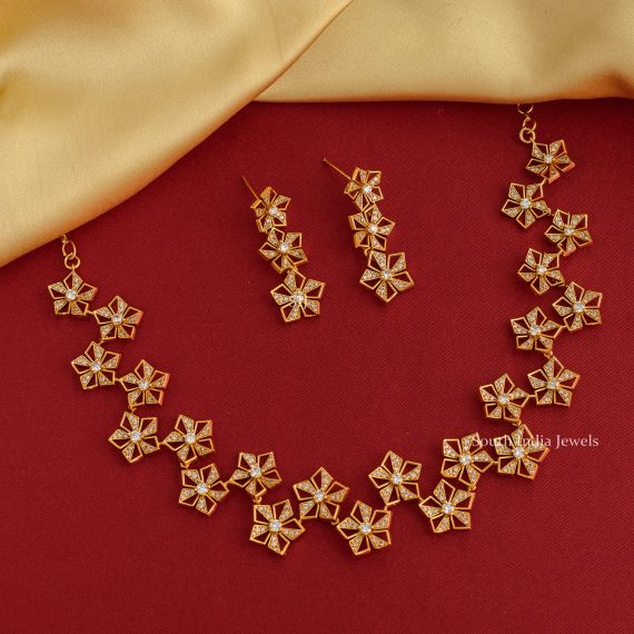 Gorgeous Polki Stones Necklace