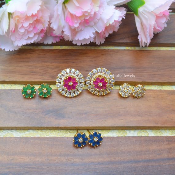 Lovely Color Changable Stones Earrings