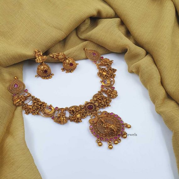 Marvelous Lakshmi Design Necklace