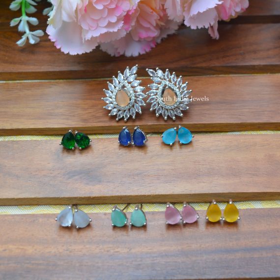 Royal Color Changable Stones Earrings