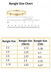 Bangle Size Chart