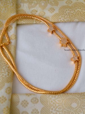 Simple Stones Mugappu Chain