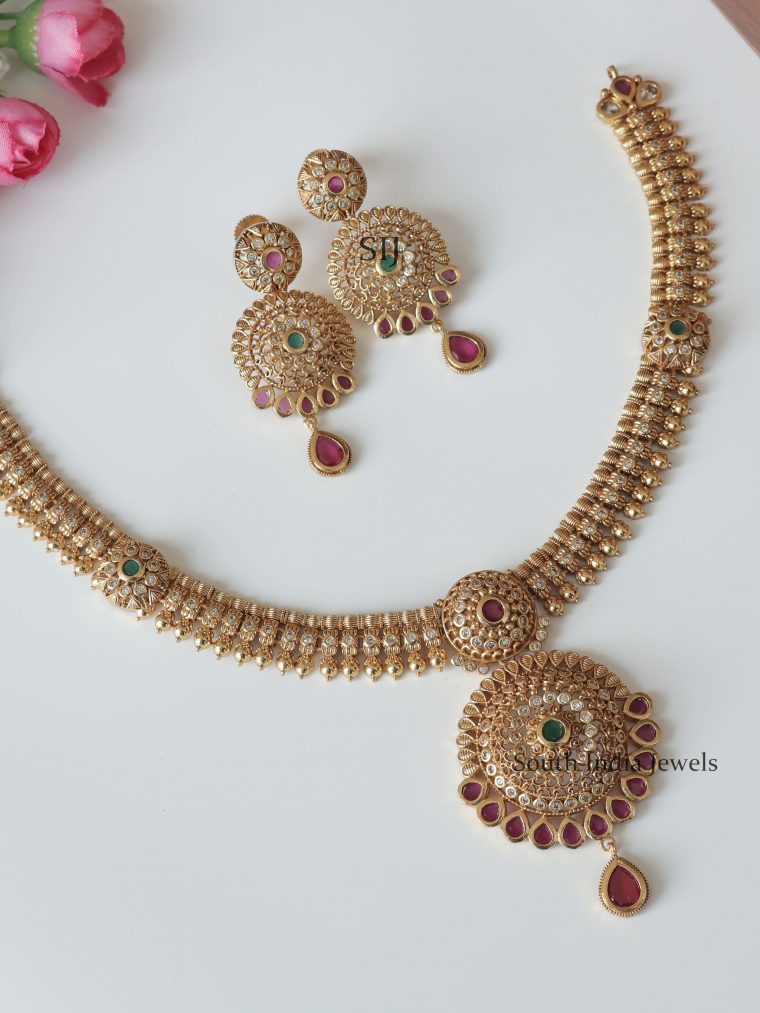 Stunning Surajmukhi Necklace Set (2)