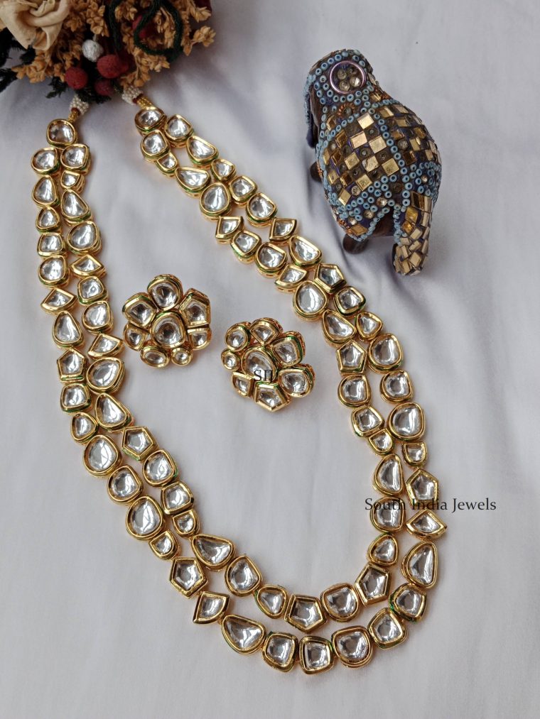 Stunning Two Layered Kundan Necklace