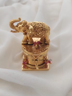 Unique Elephant Kumkum Box