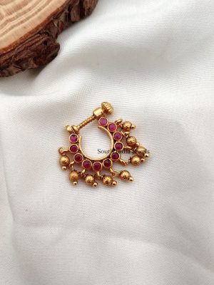 Beautiful AD Stones Nose Pin