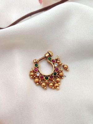Beautiful AD Stones Nose Pin