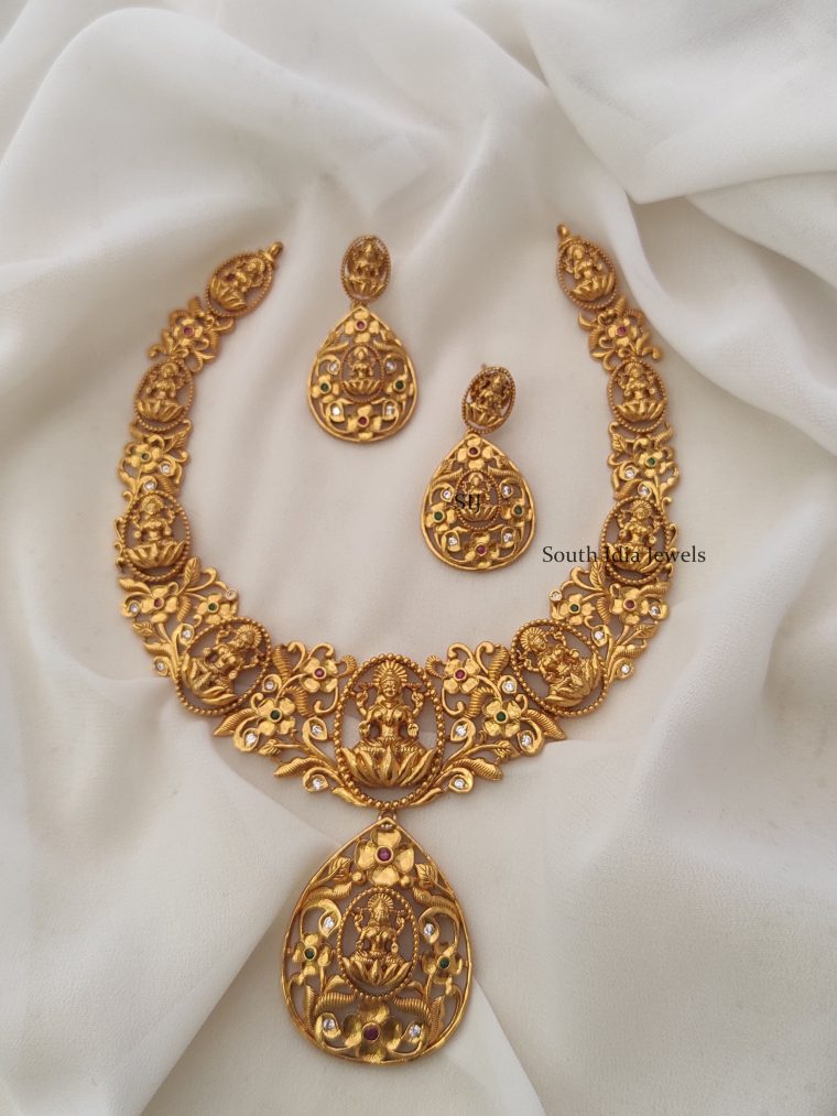 Lovely Lakshmi Design Necklace