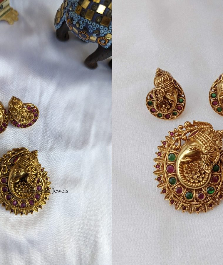 Attractive Ganesha Pendant Set