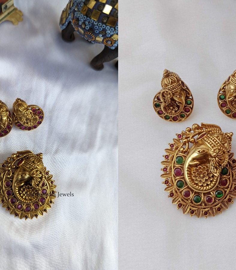 Attractive Ganesha Pendant Set