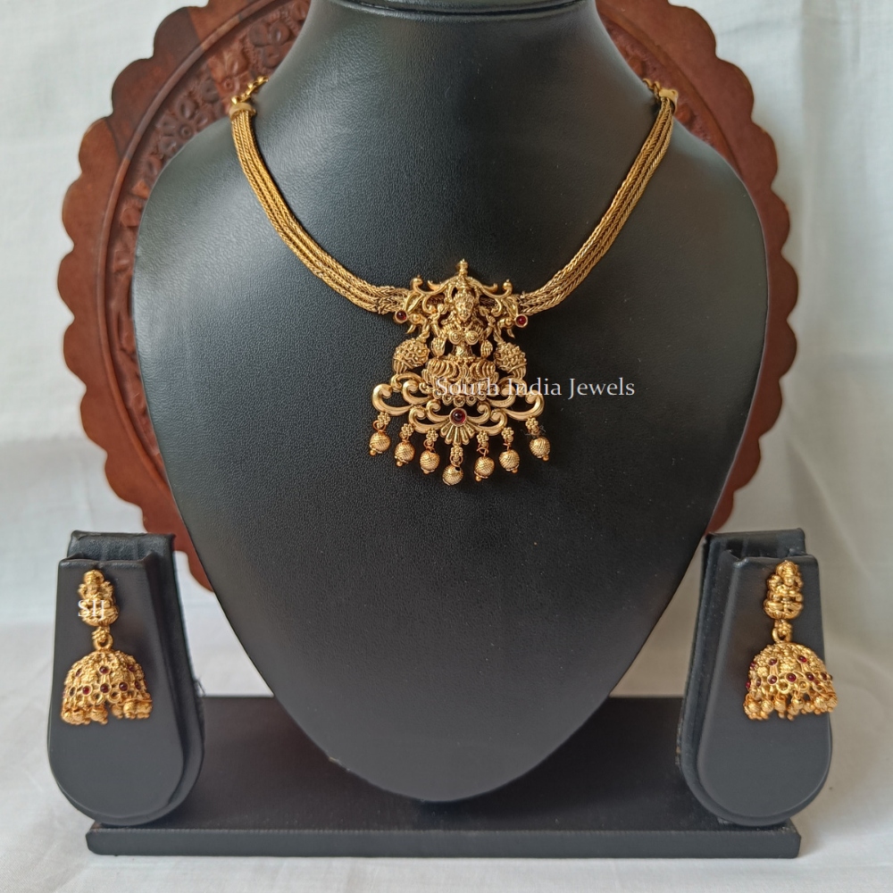 Attractive Lakshmi Design Necklace