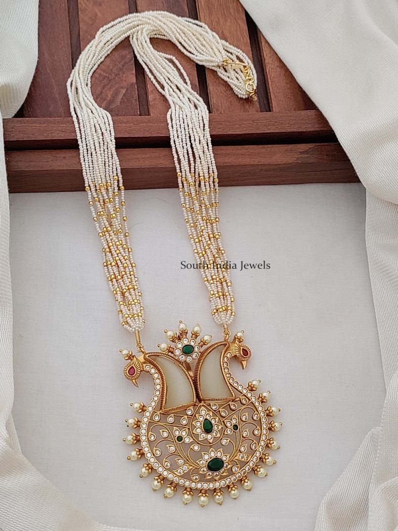 Beautiful Peacock Pendant Set