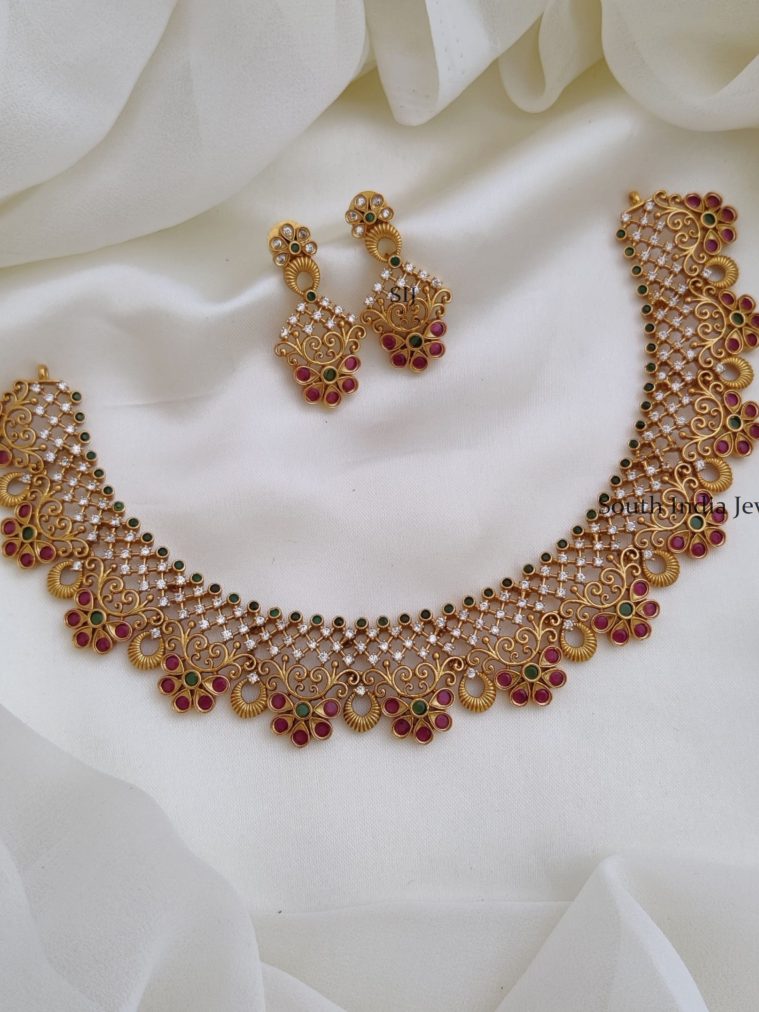 Bridal AD Stones Necklace