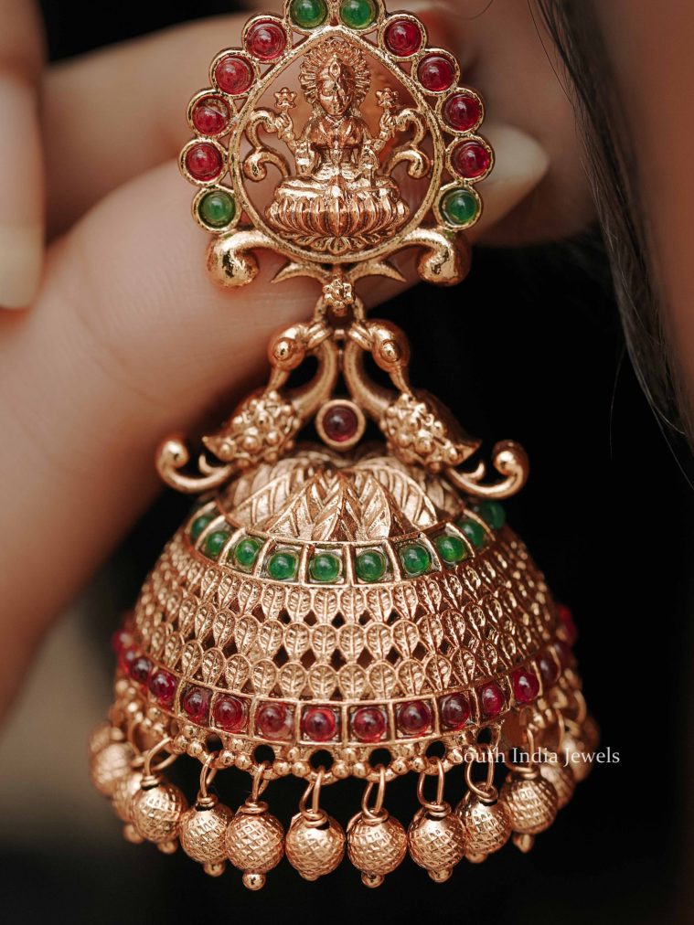 Bridal Stones Design Jhumkas