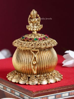 Classic Lakshmi Kumkum Box (