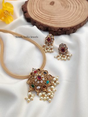 Classic Navarathna Pendant Chain