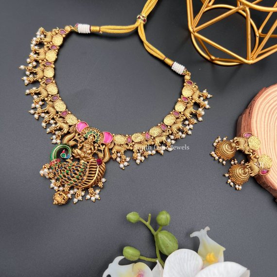 Cute Lakshmi Design Necklace