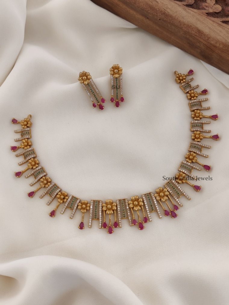 Elegant AD Stones Necklace