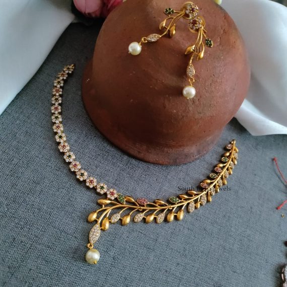 Elegant CZ Stones Necklace