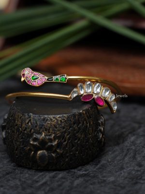 Floral Peacock Bangle