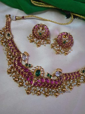 Grand Ruby Kemp Necklace