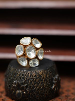 Lovely Polki Finger Ring